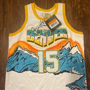 NWT Denver Nuggets Carmelo Anthony X Brands Hooded Ones NBA Jersey Small